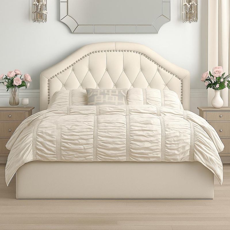 GENERICO - Cama Box Tarima Vintage Champagne King La Industria