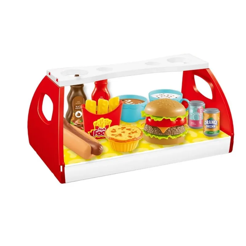 GENERICO - Set Fast Food Juega y Construye Tu Hamburguesa