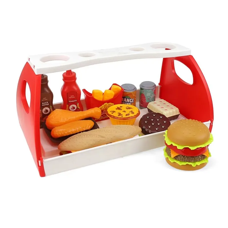 GENERICO - Set Fast Food Comida Rápida Juega y Construye