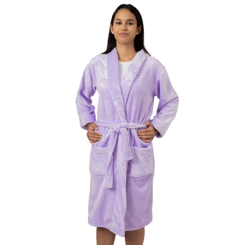 GENERICO - Bata Polar Mujer Seduction Premium Lilac