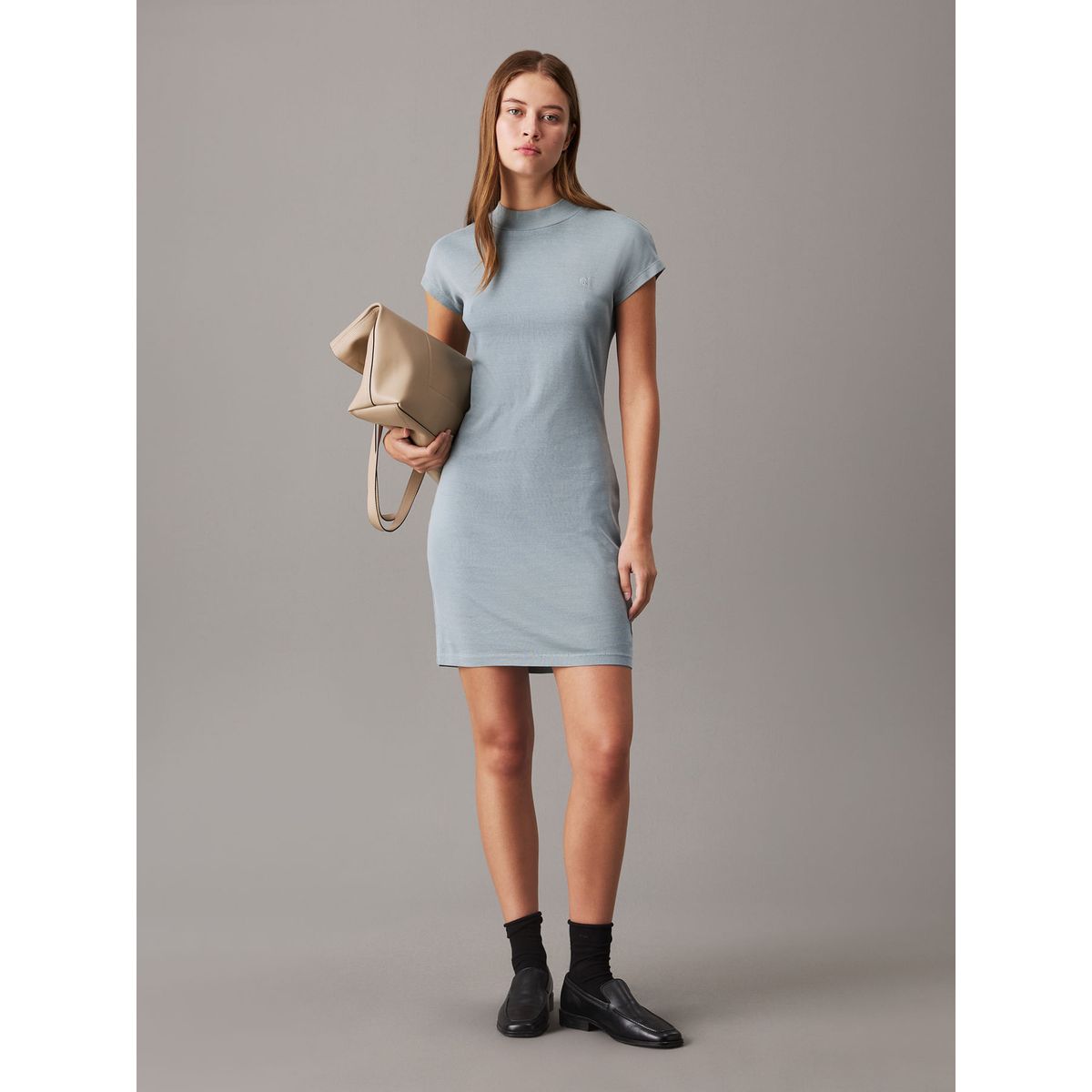 CALVIN KLEIN - VESTIDO WASHED CAP SLEEVE DRESS