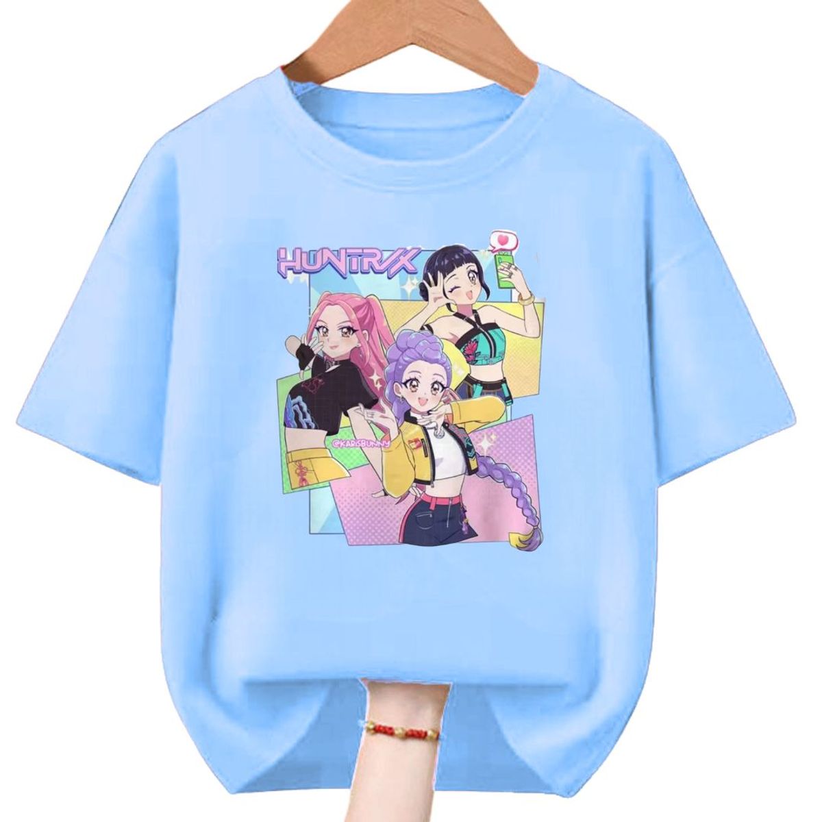 GENERICO - Polos Algodon Huntrix Guerreras Kpop Demon Hunters - Tallas 6 hasta XL