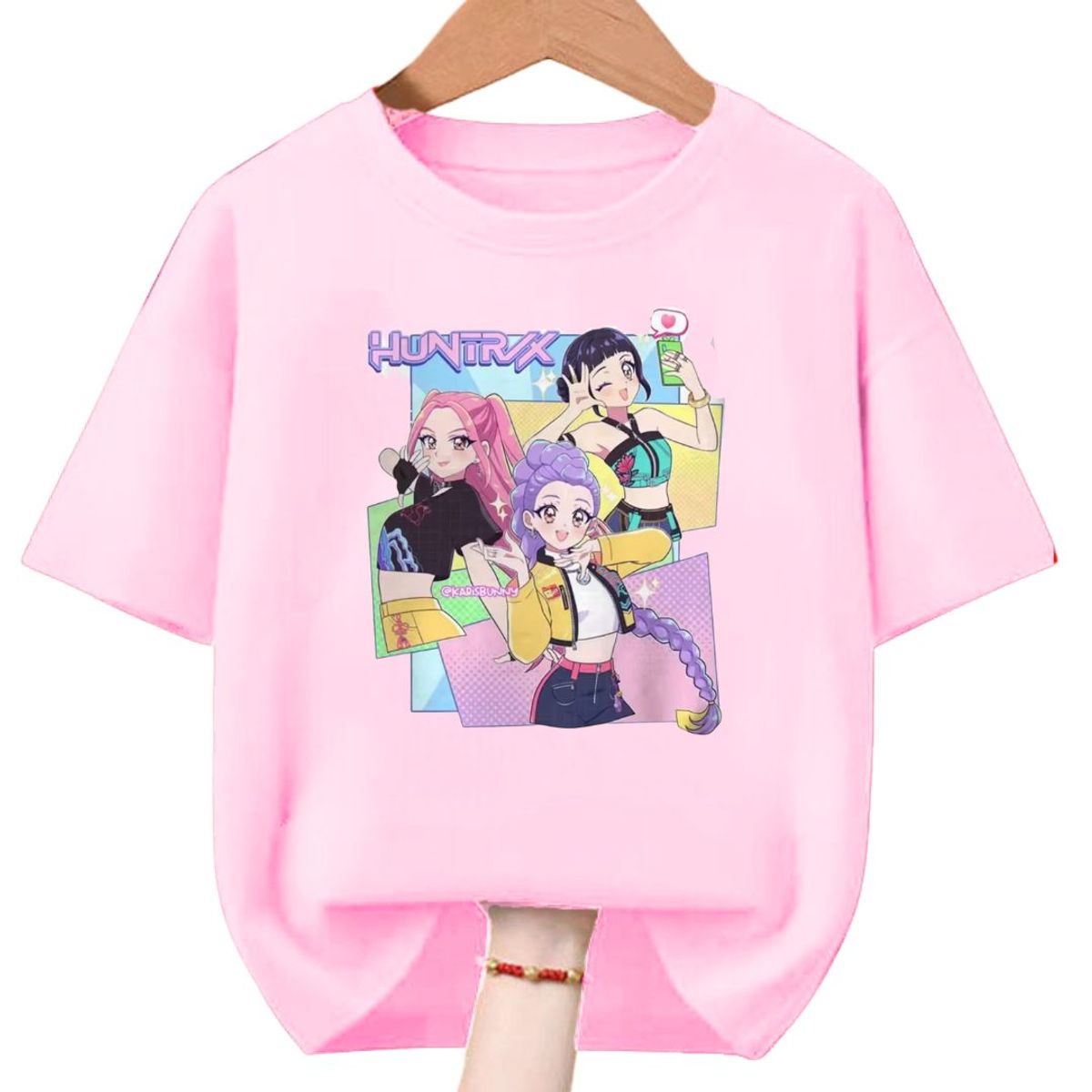 GENERICO - Polos Algodon Huntrix Guerreras Kpop Demon Hunters - Tallas 6 hasta XL