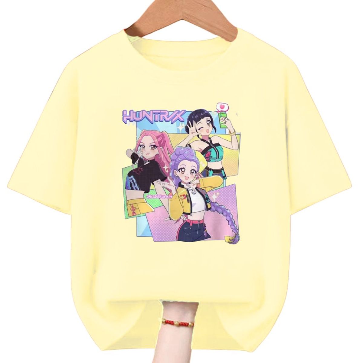 GENERICO - Polos Algodon Huntrix Guerreras Kpop Demon Hunters - Tallas 6 hasta XL