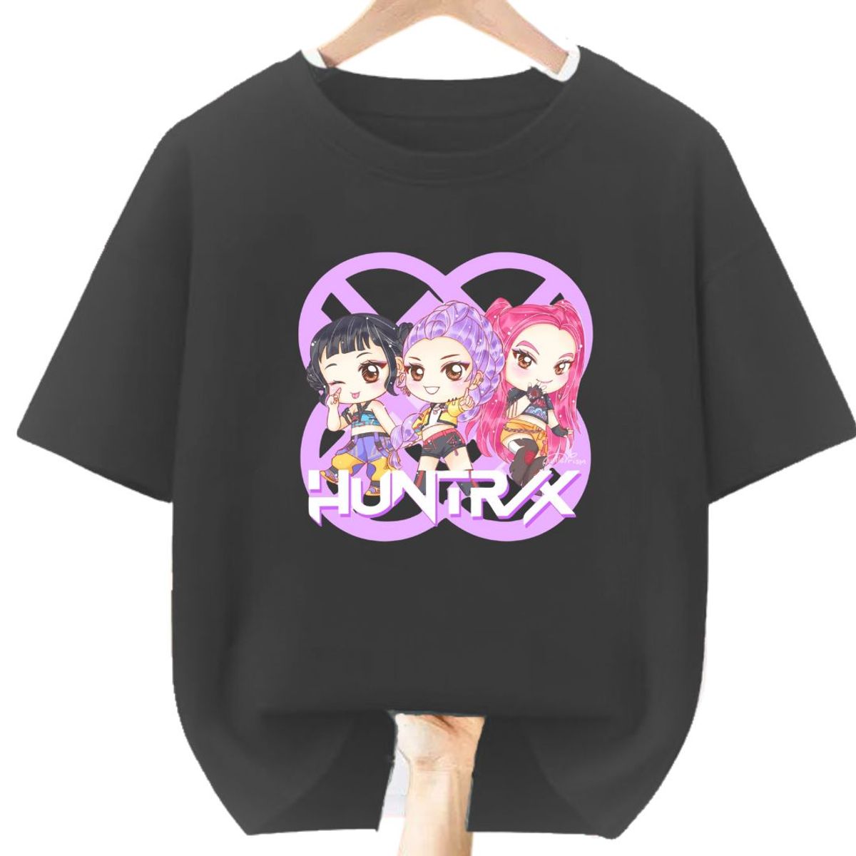 GENERICO - Polos Algodon Guerreras Kpop Demon Hunters - Tallas 6 hasta XL