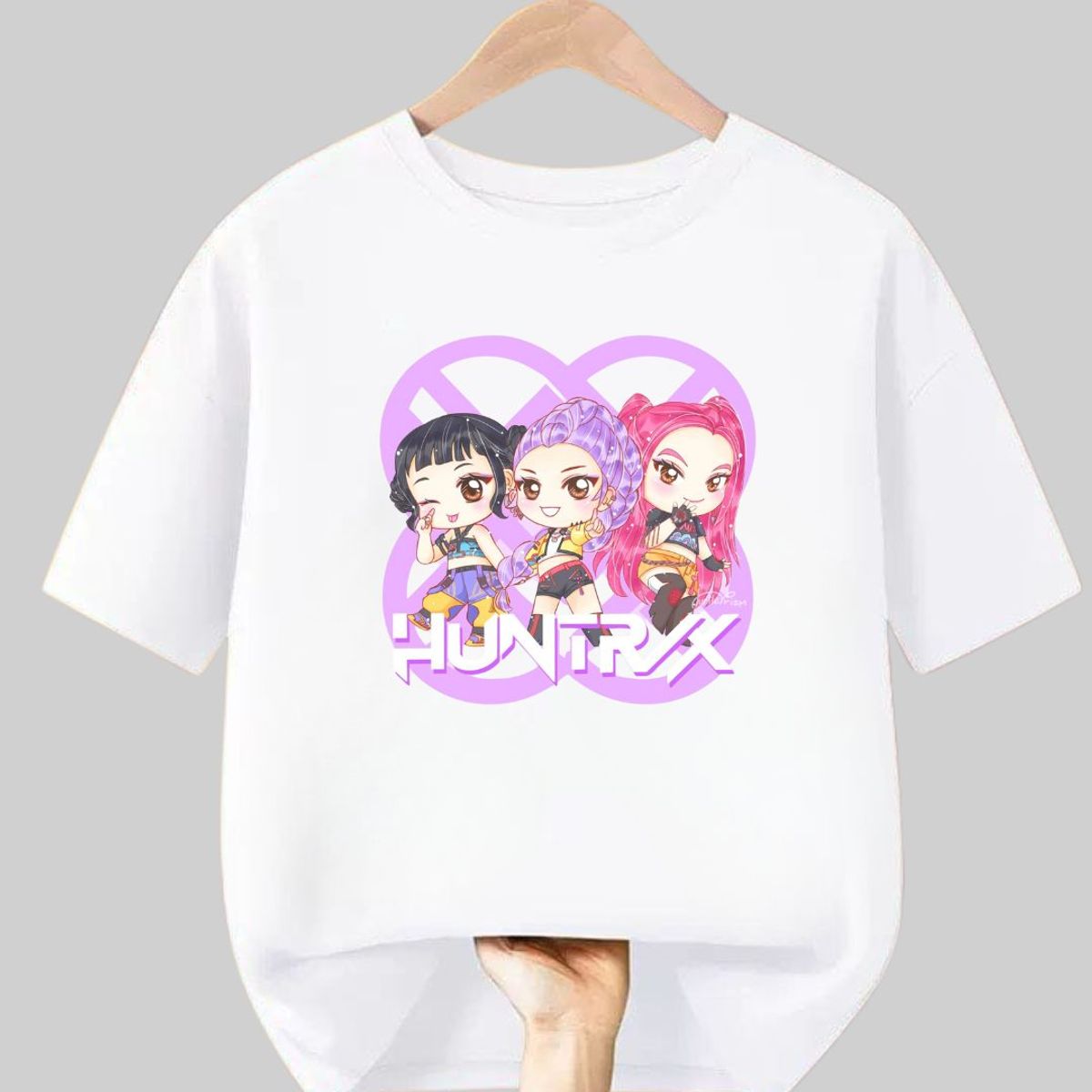 GENERICO - Polos Algodon Guerreras Kpop Demon Hunters - Tallas 6 hasta XL