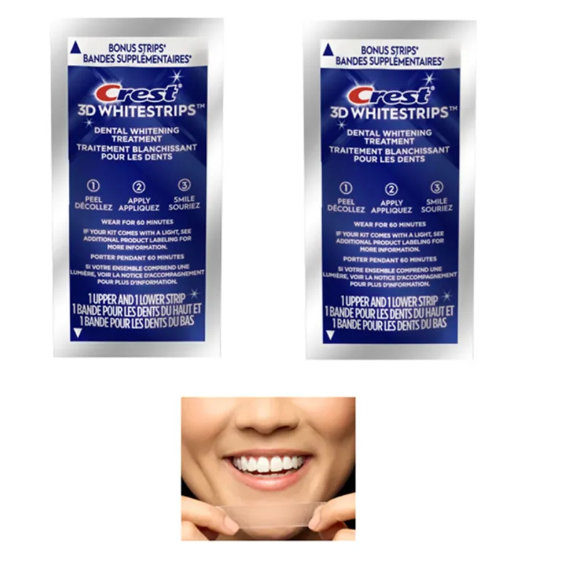 CREST - TIRAS BLANQUEADORAS CREST DIENTES BLANCOS PACK X 2 dental