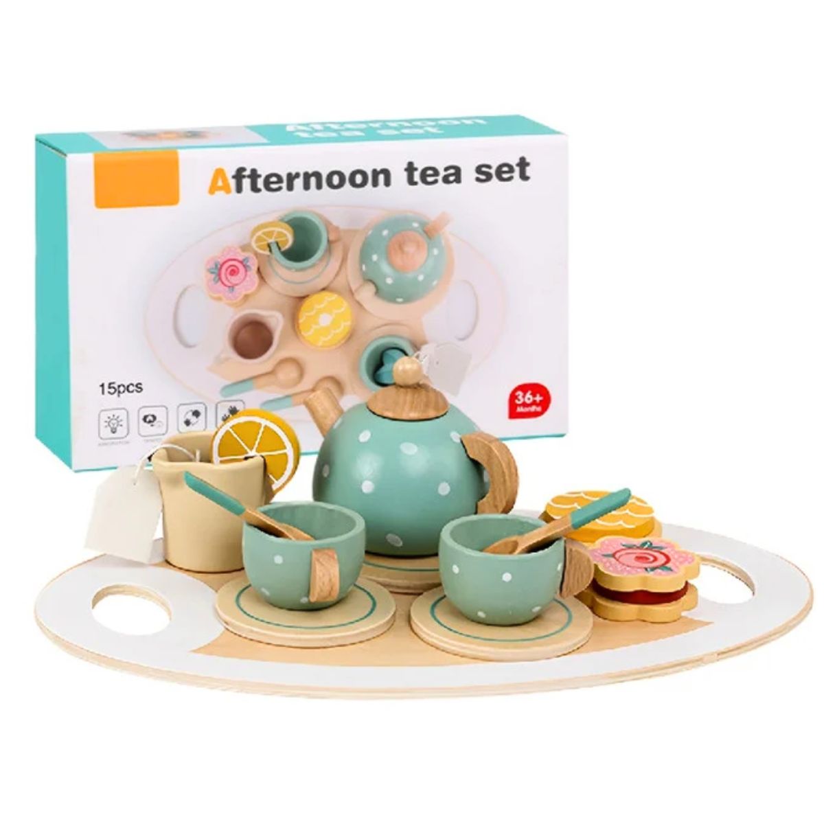 GENERICO - Set Juguete Hora del Té de Madera