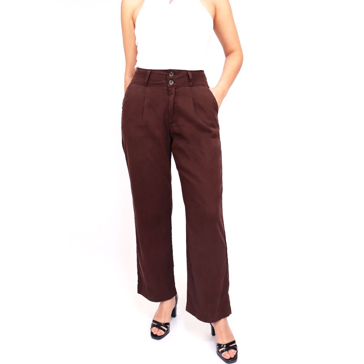 JAROLA - Pantalón Tencel Holgado Jarola Marina