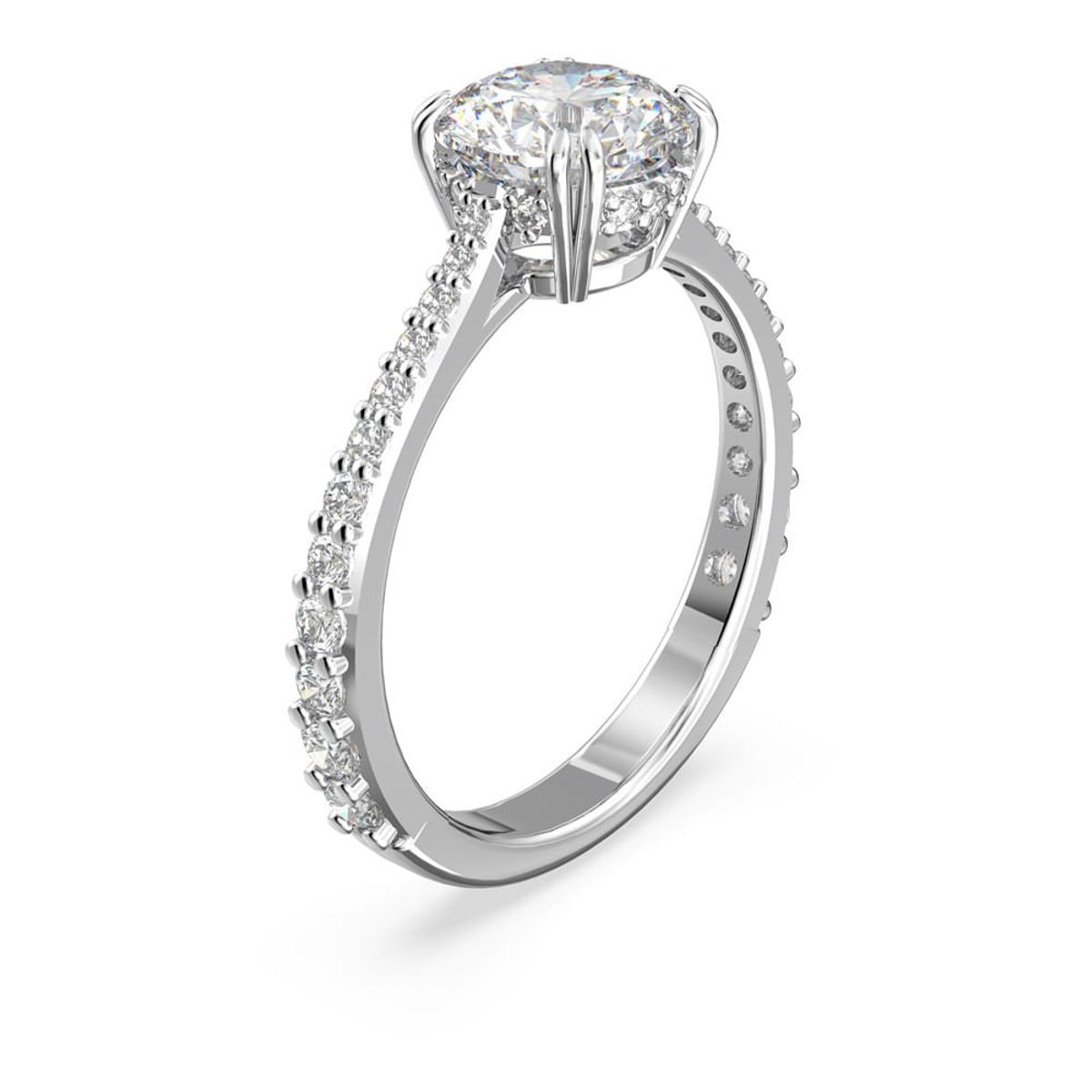 SWAROVSKI - Anillo Constella Conjunto Swarovski 2 Talla Princesa Rodio 5649214