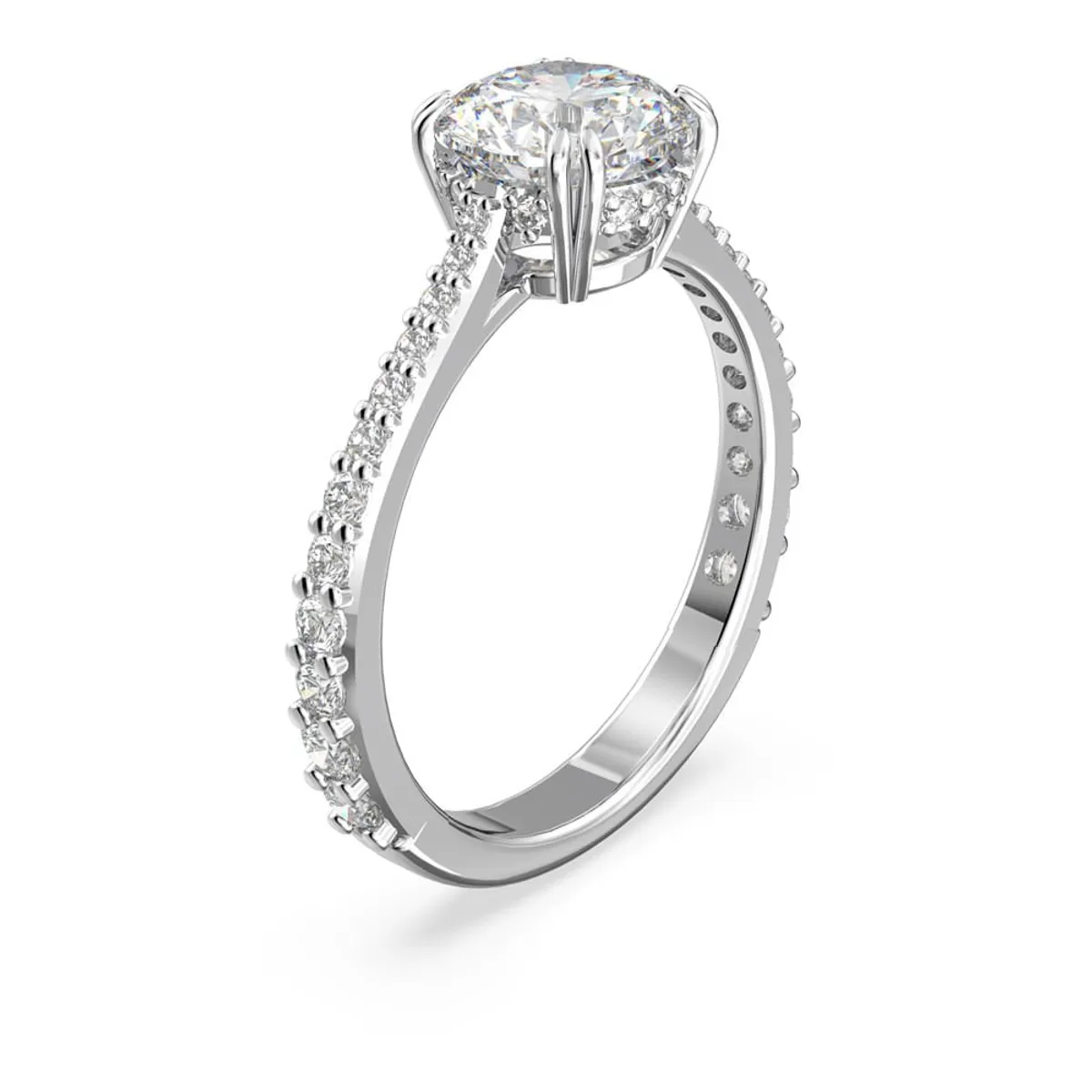 SWAROVSKI - Anillo Constella Conjunto Swarovski 2 Talla Princesa Rodio 5649214