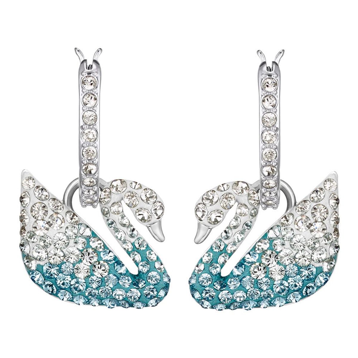 SWAROVSKI - Aros Swarovski Iconic Swan Multicolor Baño De Rodio 5512577