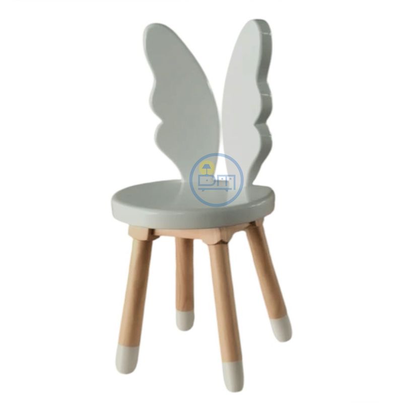 DIBA MUEBLES - Silla Infantil Mariposa Montessori Blanco - DIBA Muebles