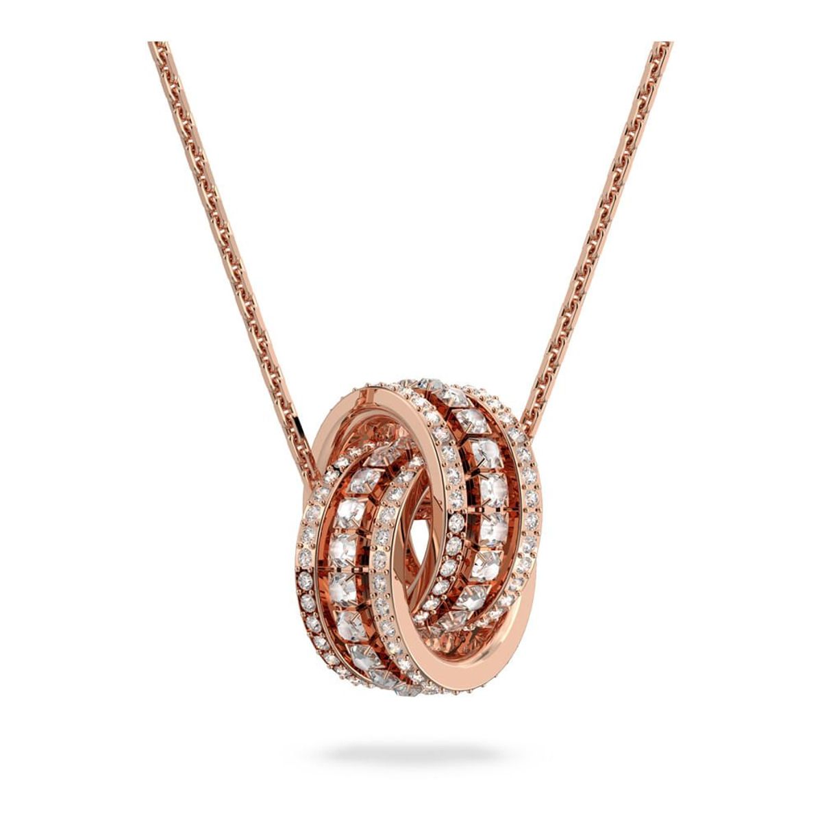 SWAROVSKI - Colgante Swarovski Further Blanco Baño En Tono Oro Rosa 5419853