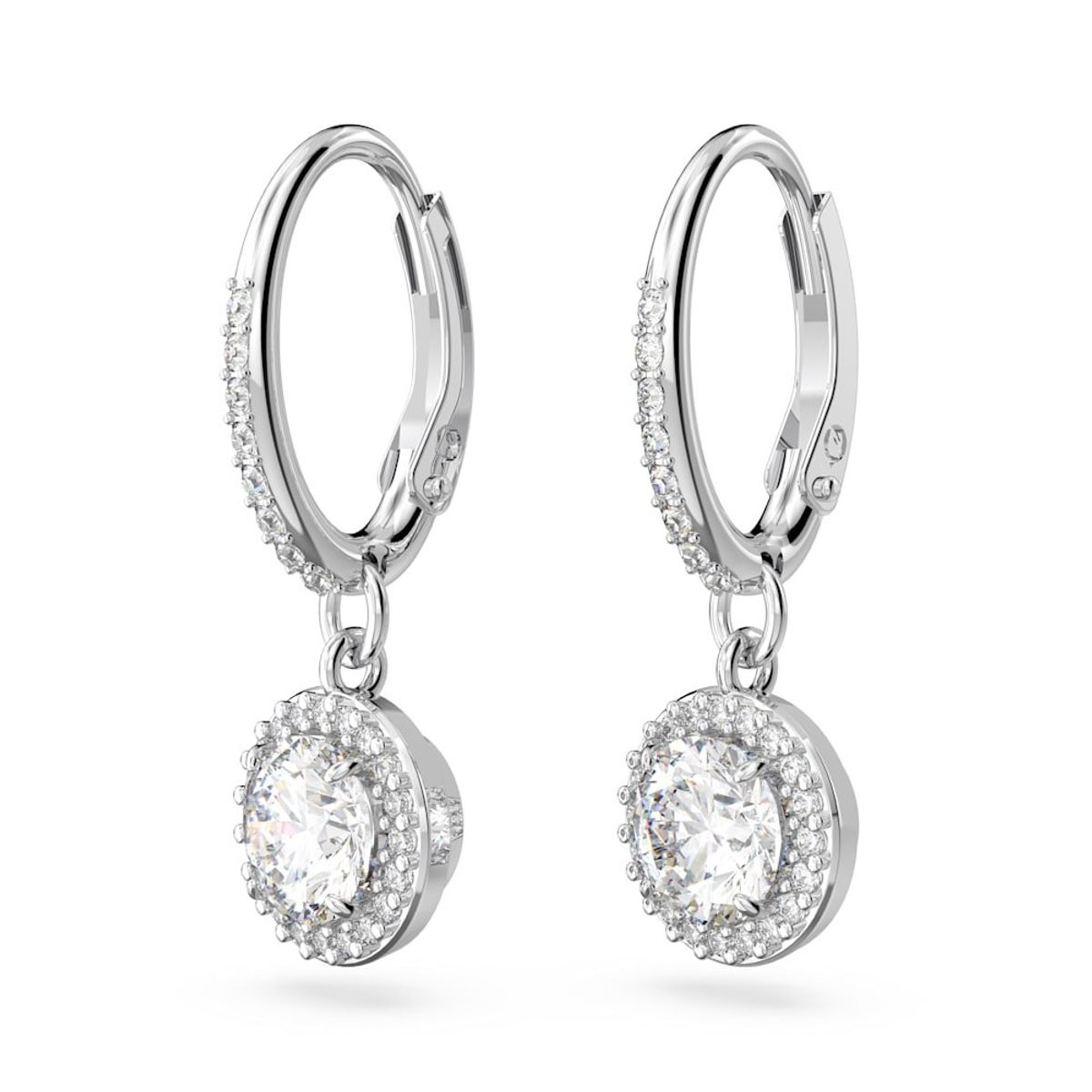 SWAROVSKI - Pendientes Swarovski Constella Talla Redonda Pavé Rodio 5636270