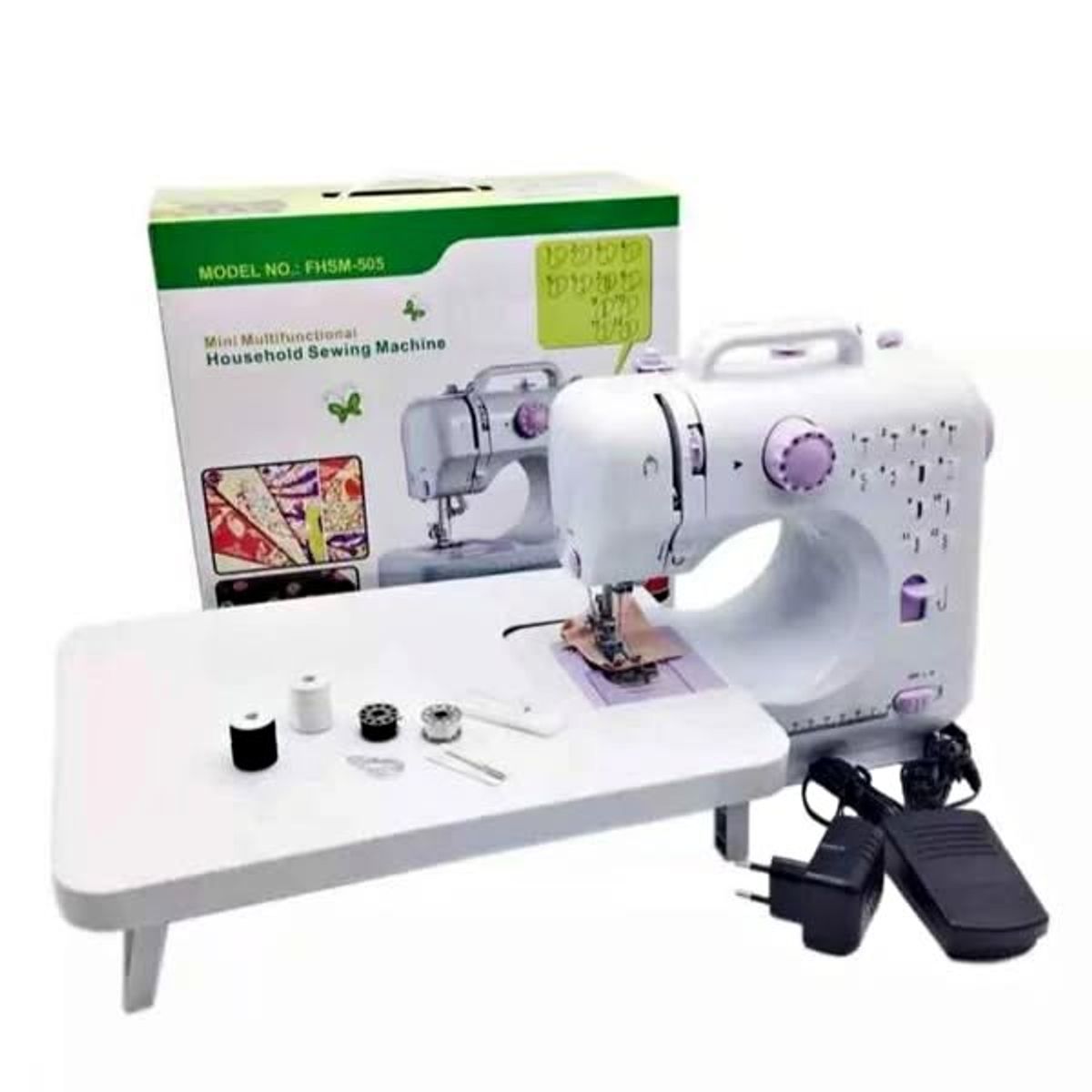 PREMIUM - Máquina De Coser Mesa Multifuncional Portátil 12 Puntadas