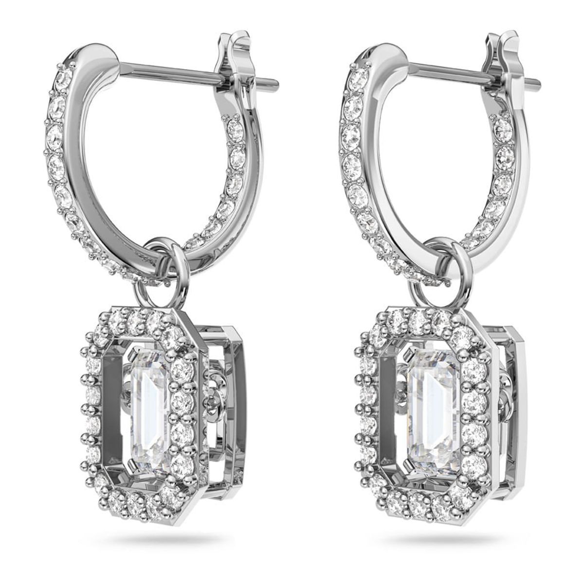SWAROVSKI - Pendientes Swarovski Millenia Talla Octogonal Blancos Rodio 5638495