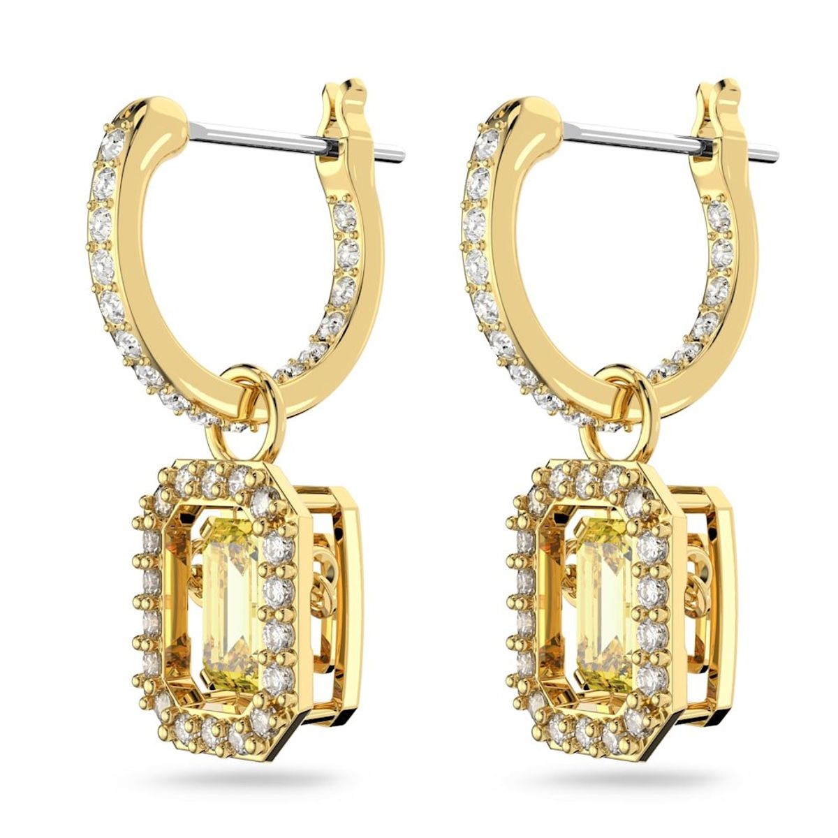 SWAROVSKI - Pendientes Swarovski Millenia Talla Octogonal Amarillos Oro 5641169