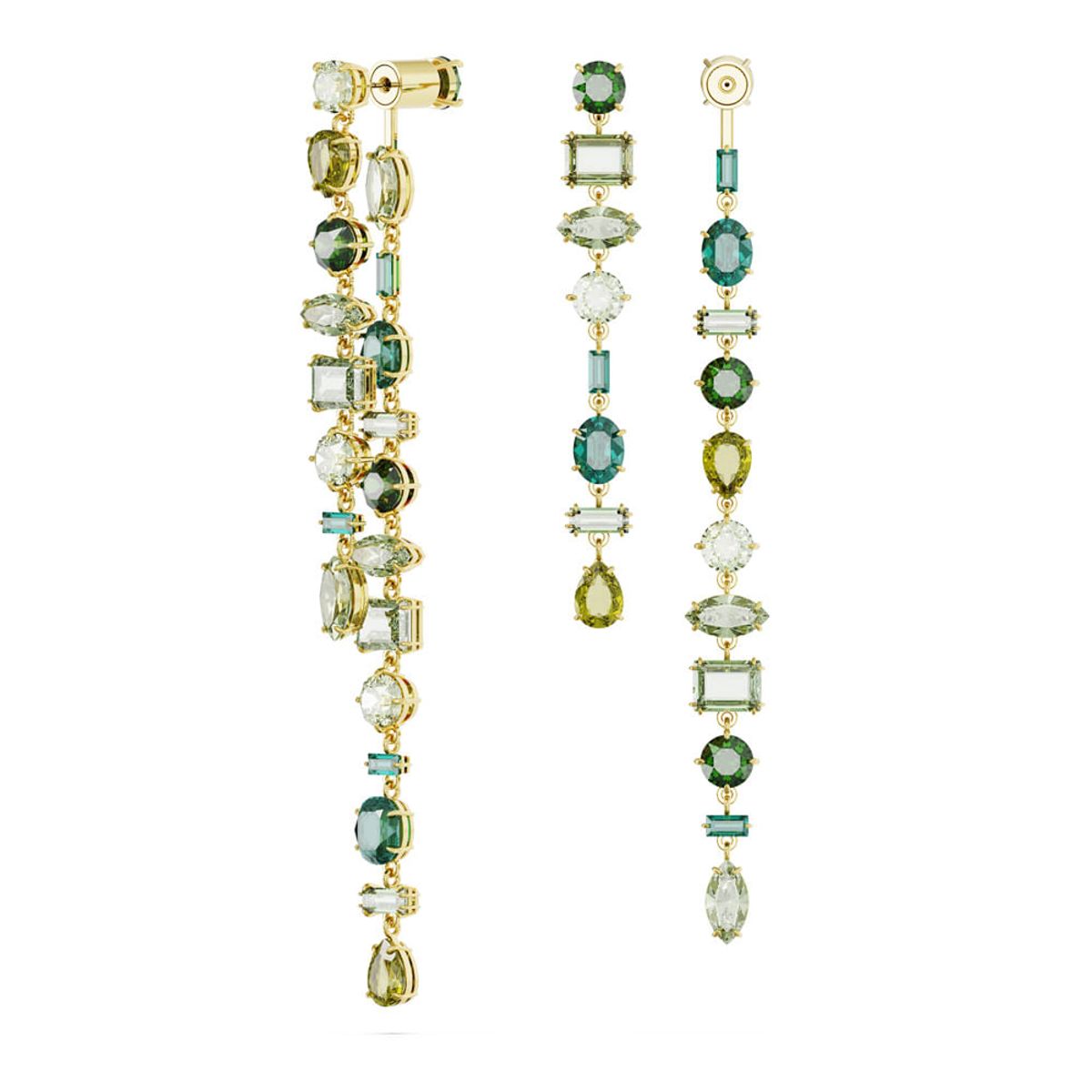 SWAROVSKI - Pendientes Swarovski Gema Diseño Asimétrico Tallas Oro 5657390