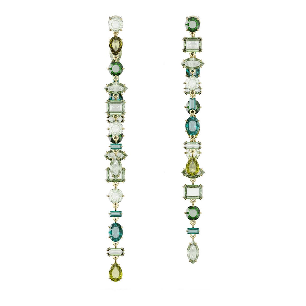 SWAROVSKI - Pendientes Swarovski Gema Diseño Asimétrico Tallas Oro 5657390