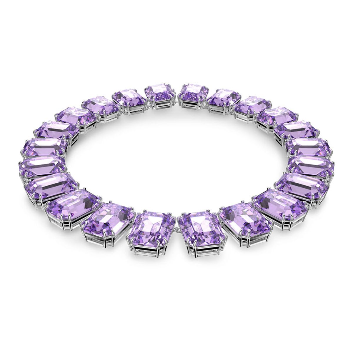 SWAROVSKI - Collar Swarovski Millenia Cristales Talla Octagonal -  Morado 5609701