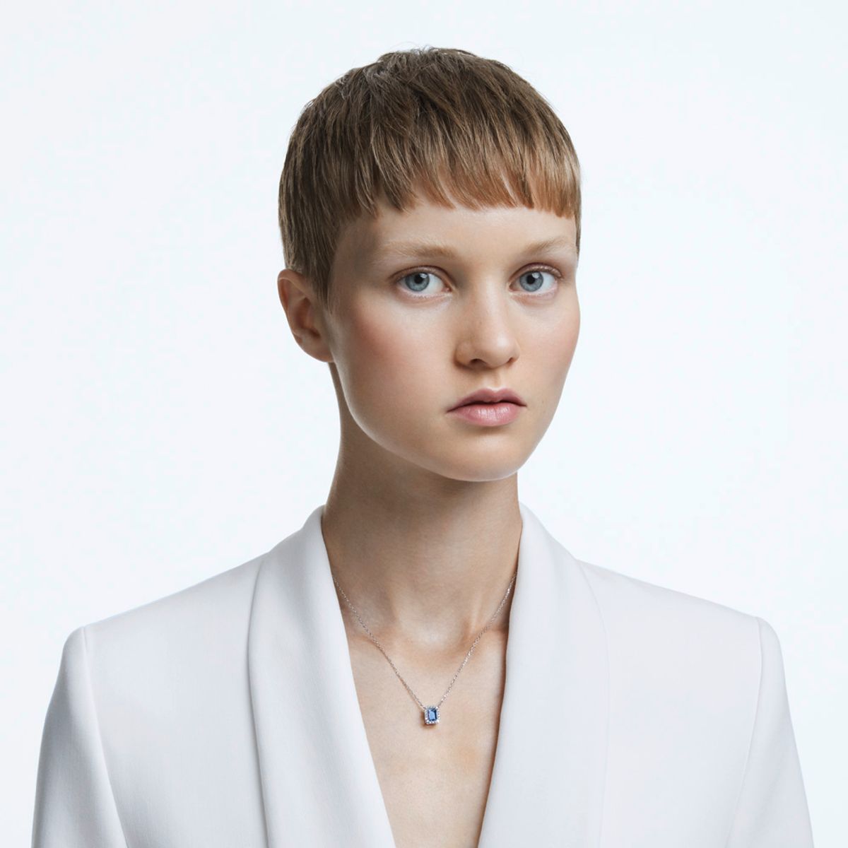 SWAROVSKI - Collar Millenia Zirconia Swarovski De Talla Octogonal Rodio 5614926