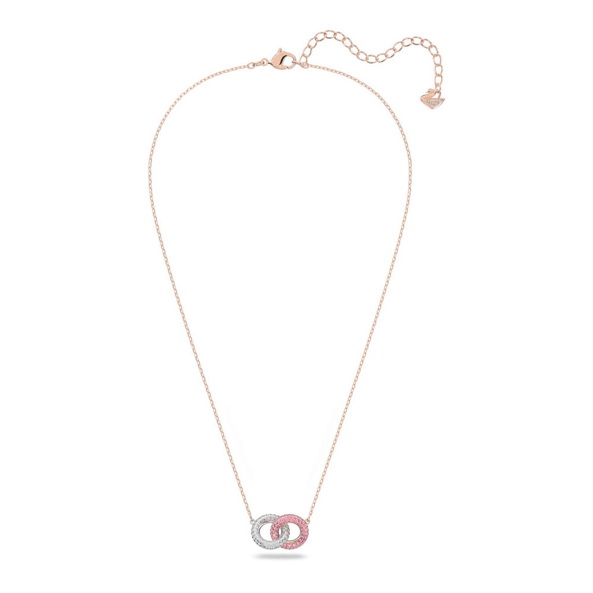 SWAROVSKI - Collar Swarovski Stone Rosa Baño Tono Oro Rosa Joya Original 5642884