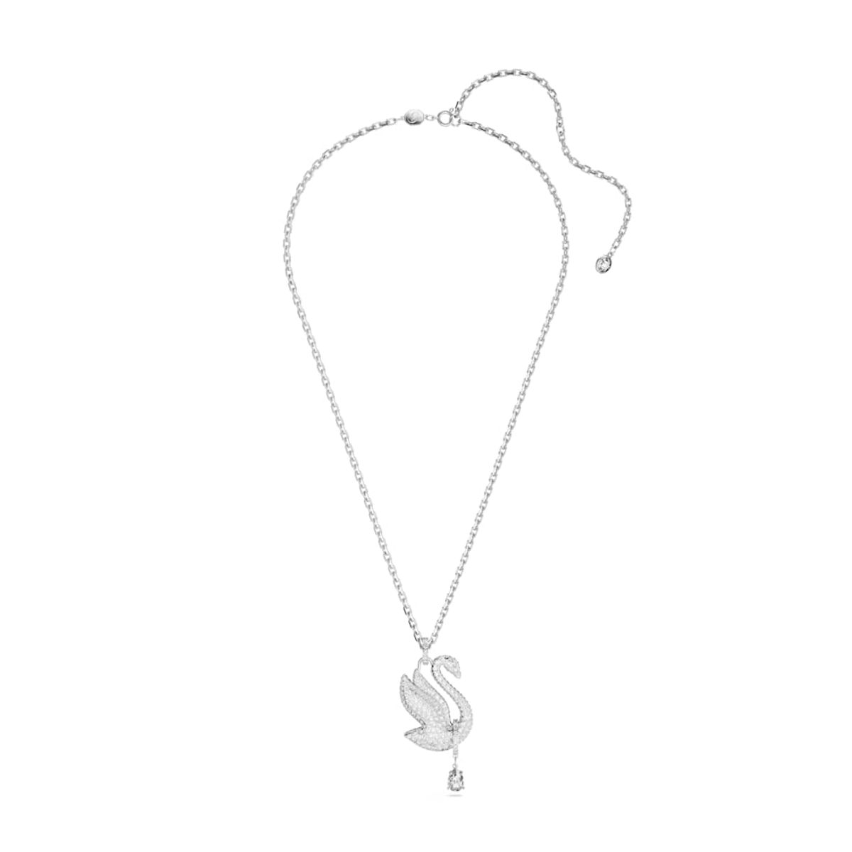 SWAROVSKI - Collar Swarovski Iconic Swan Cisne Largos Blanco Rodio 5647546