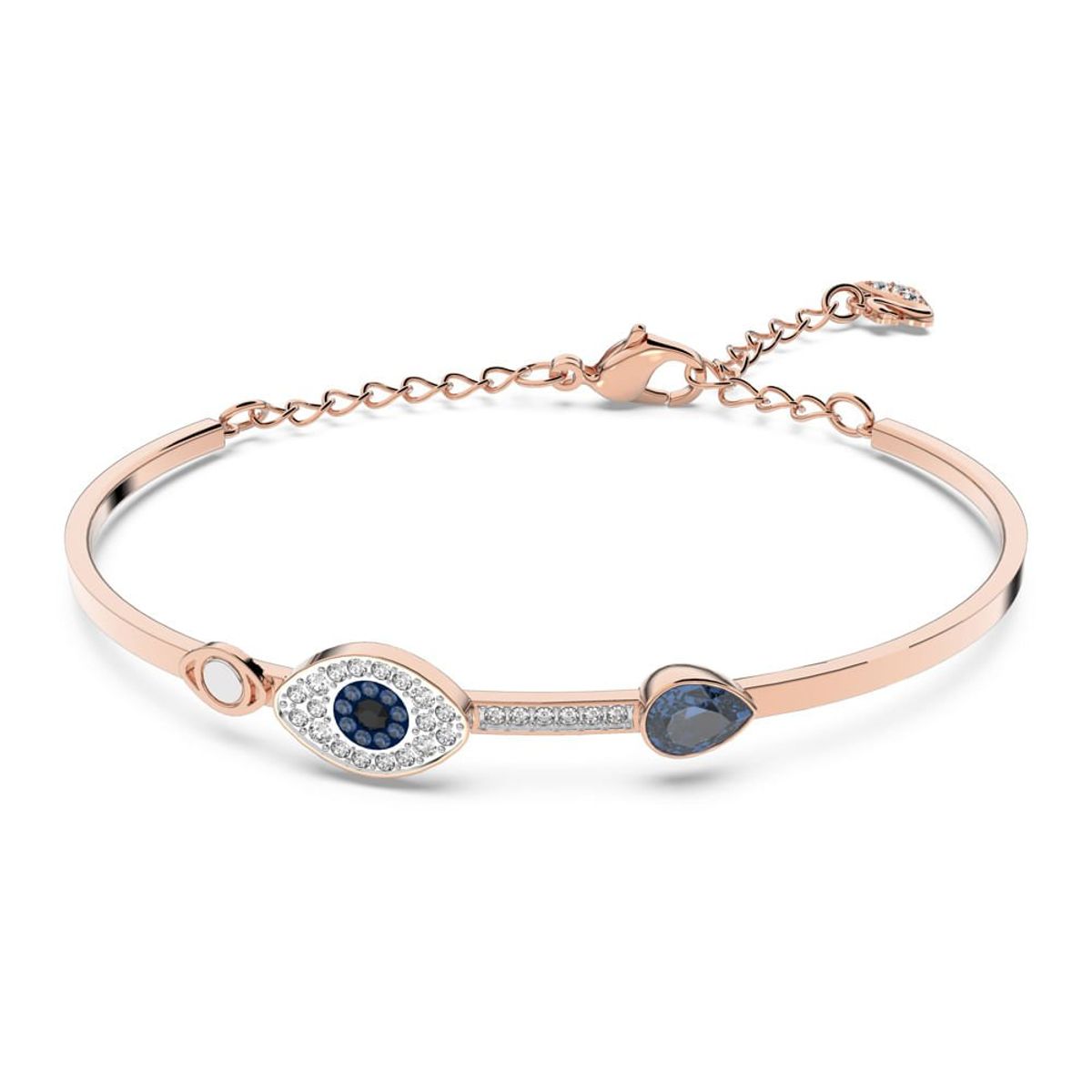 SWAROVSKI - Pulsera Swarovski Duo Evil Eye Azul Mezcla De Baños 5171991