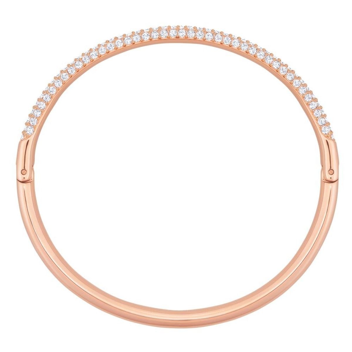 SWAROVSKI - Pulsera Swarovski Stone Blanco Baño En Tono Oro Rosa 5184516