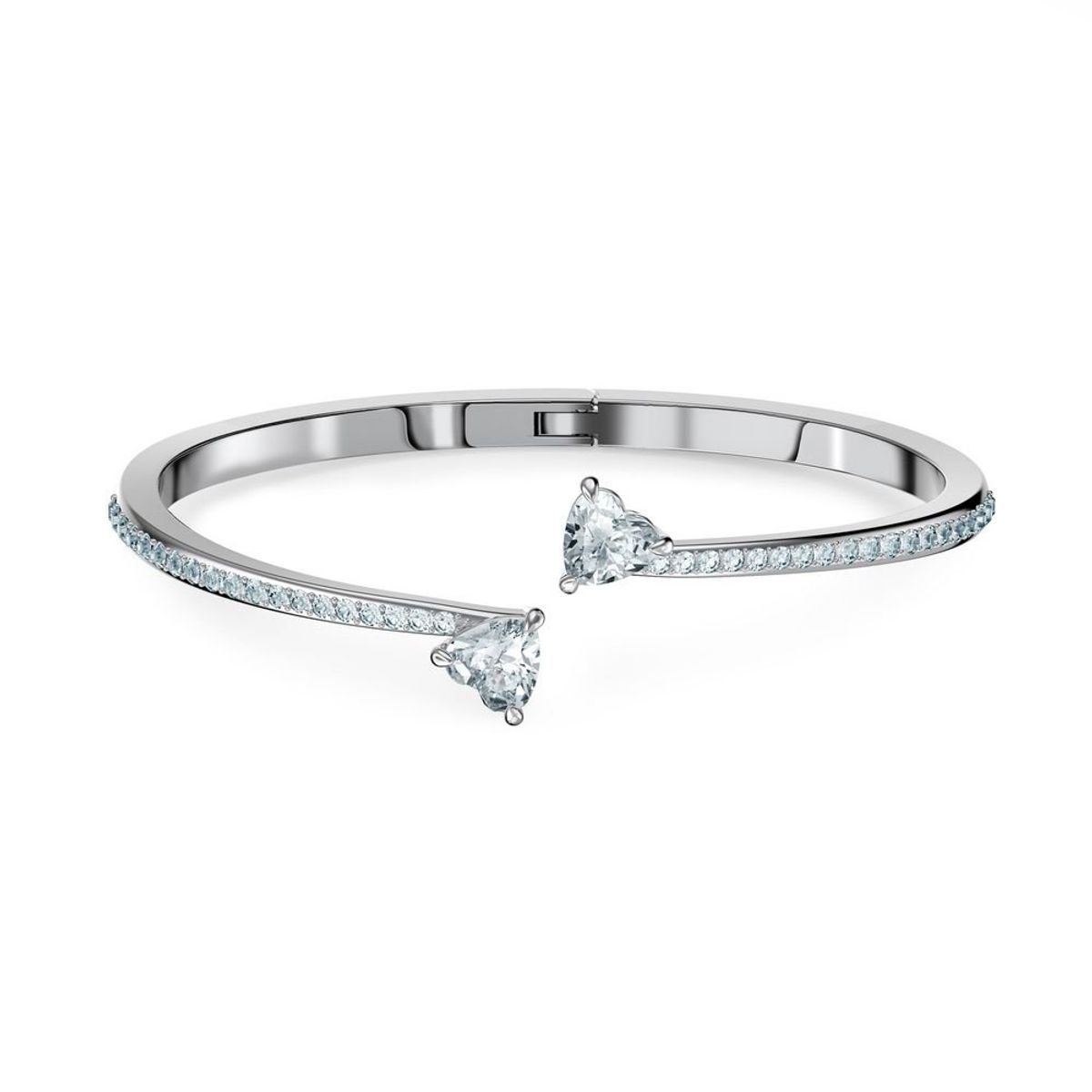 SWAROVSKI - Pulsera Swarovski Attract Soul Heart Blanco Baño De Rodio 5518814