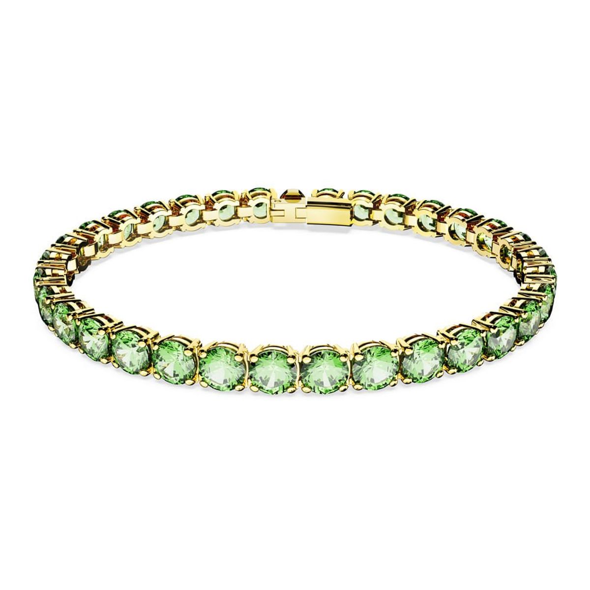 SWAROVSKI - Pulsera Swarovski Matrix Tennis Talla Redonda Mediana Oro 5658848