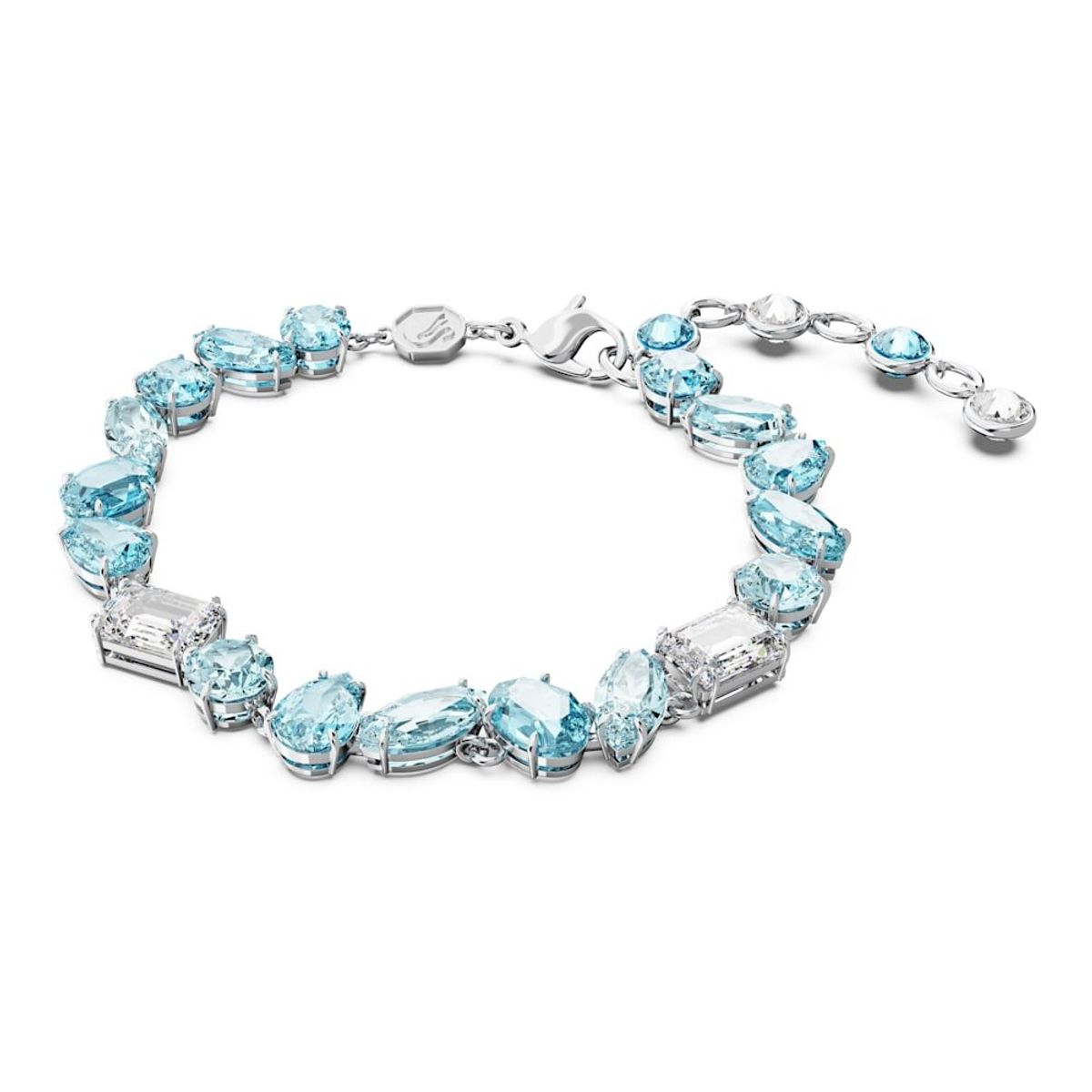 SWAROVSKI - Pulsera Swarovski Gema Tallas Mixtas Azul Baño De Rodio 5666018