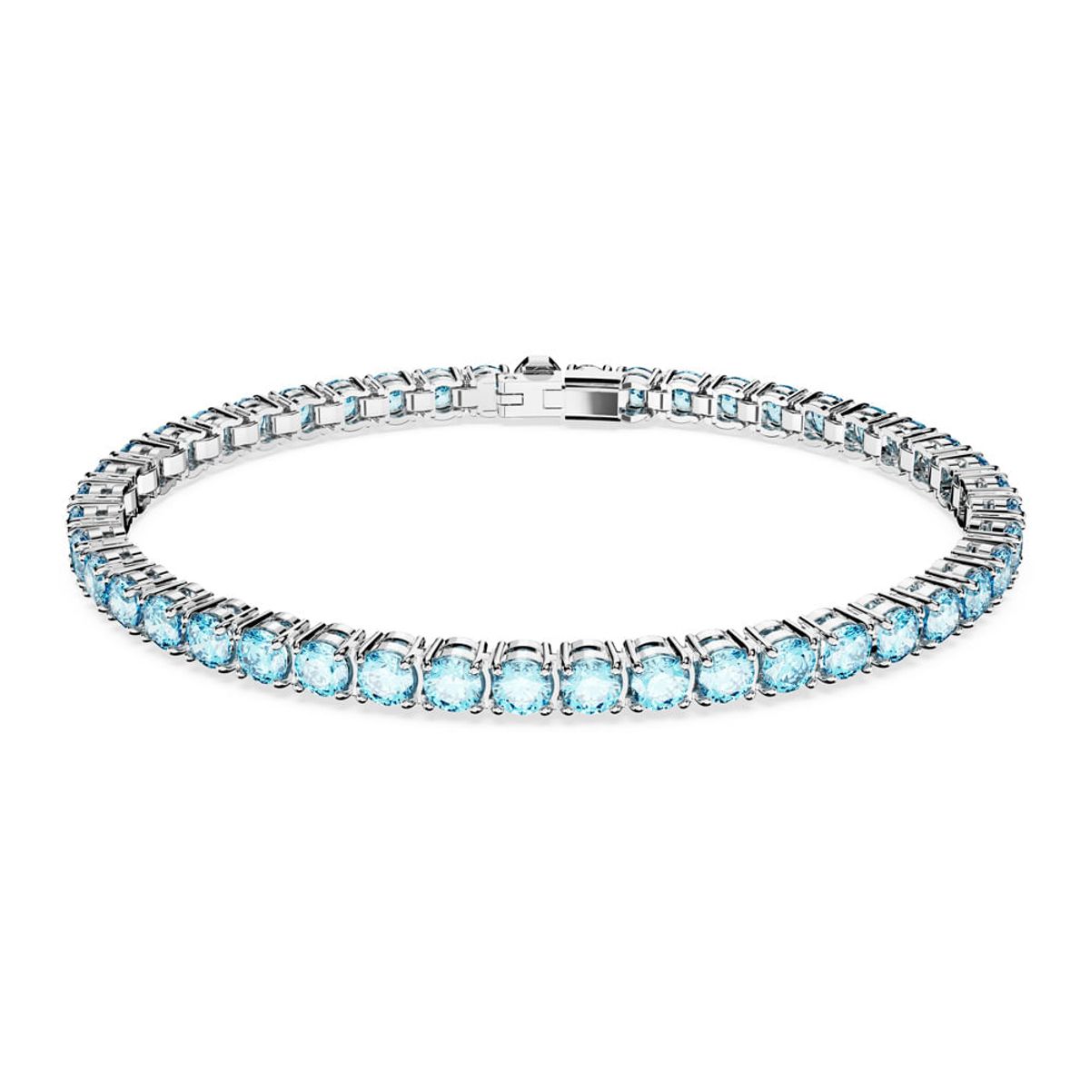 SWAROVSKI - Pulsera Swarovski Matrix Tennis Talla Redonda Mediana Rodio 5660914