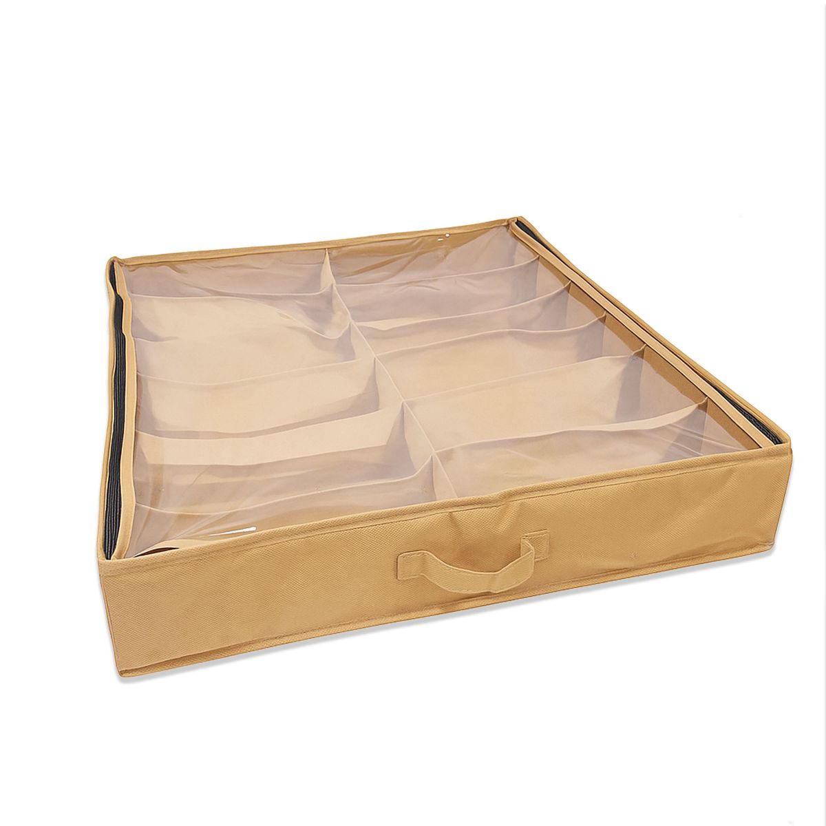 Zapatera / Organizador de Zapatos Bajo Cama con Tapa 12 Divisiones, marca RAPALLO - Foto Principal