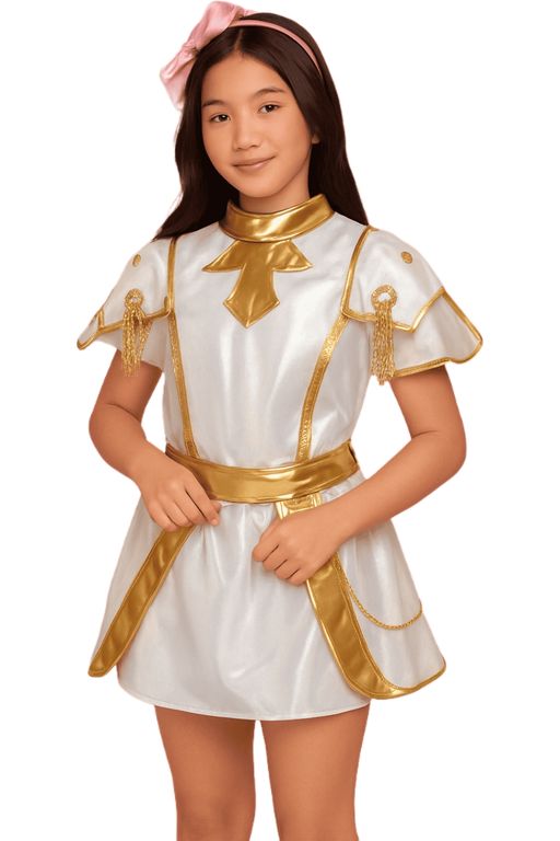 Disfraz De Cosplay K-Pop Para Niña – Conjunto De Cantante Con Chaqueta Naranja, Camiseta Y Shorts, Ideal Para Carnaval Y Juegos De Rol