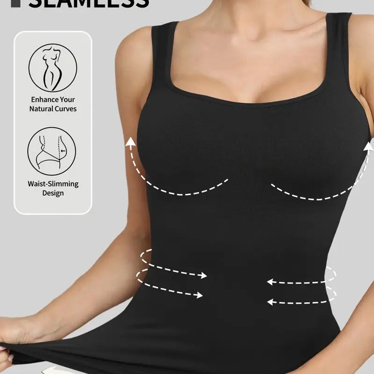 GENERICO - Body Moldeador Simple Para Mujer