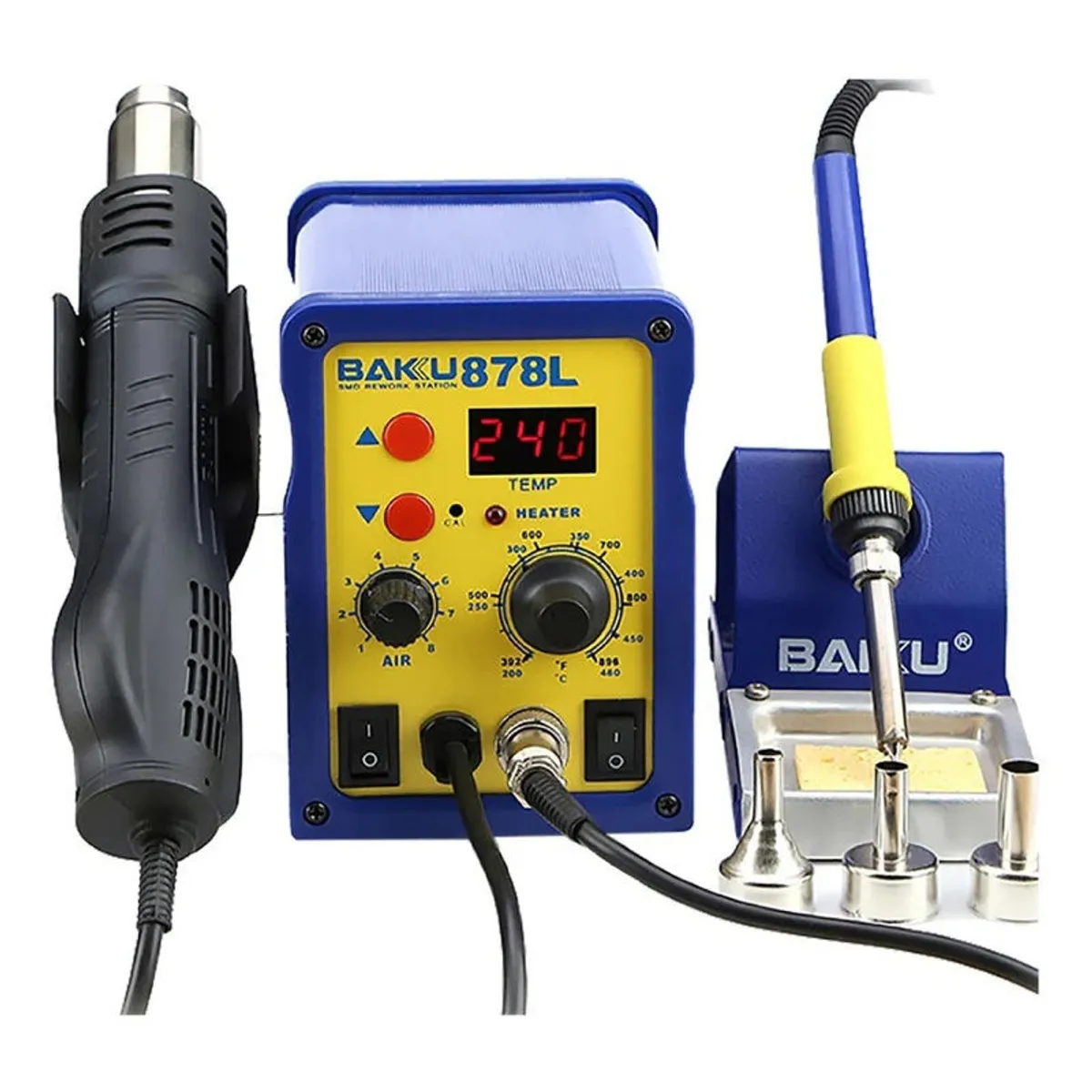 GENERICO - Estacion De Soldadura De Aire Caliente Baku 878L