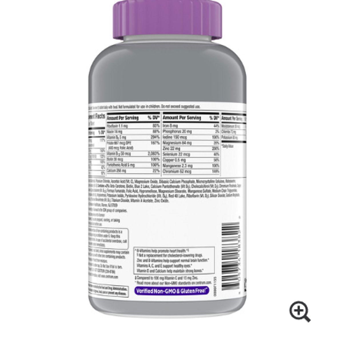 GENERICO - CENTRUM SILVER MUJER - 275 TABLETAS