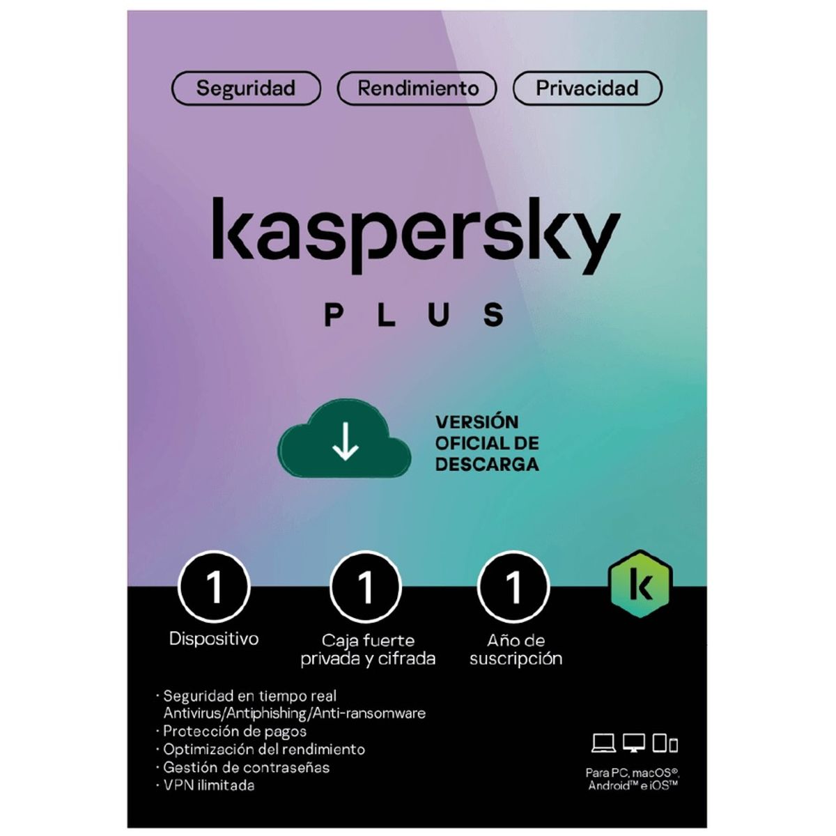 KASPERSKY - Kaspersky Plus 1PC