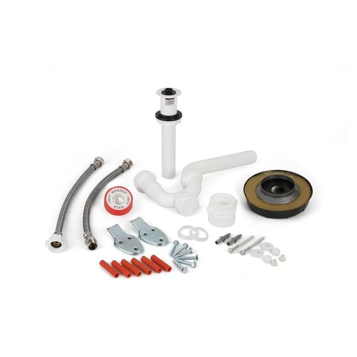 METUSA - KIT DE ACCESORIOS PARA INSTALACIÓN DE BAÑO PLUS