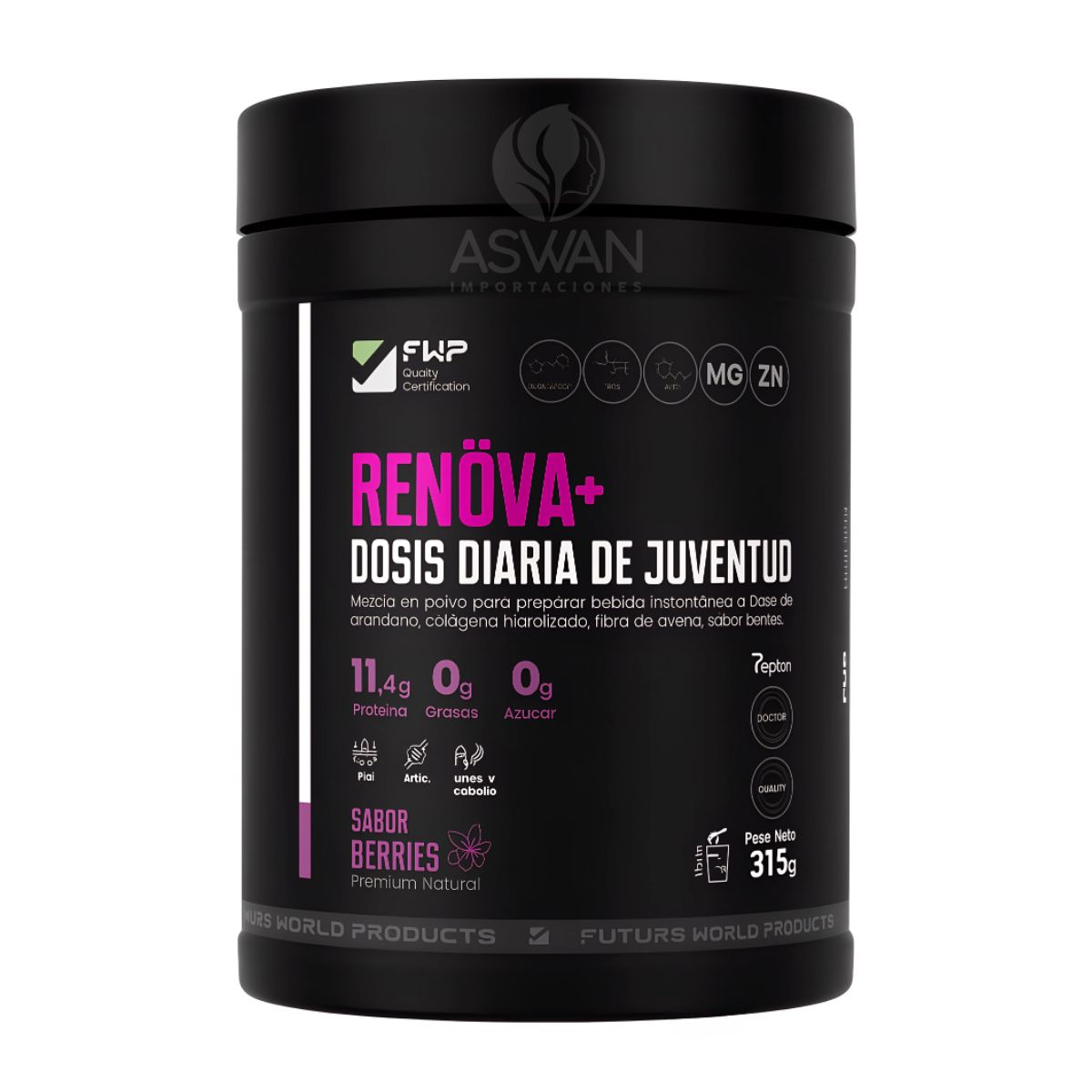 GENERICO - COLAGENO RENOVA️ + CON BIOPÉPTIDOS ACTIVOS 315gr