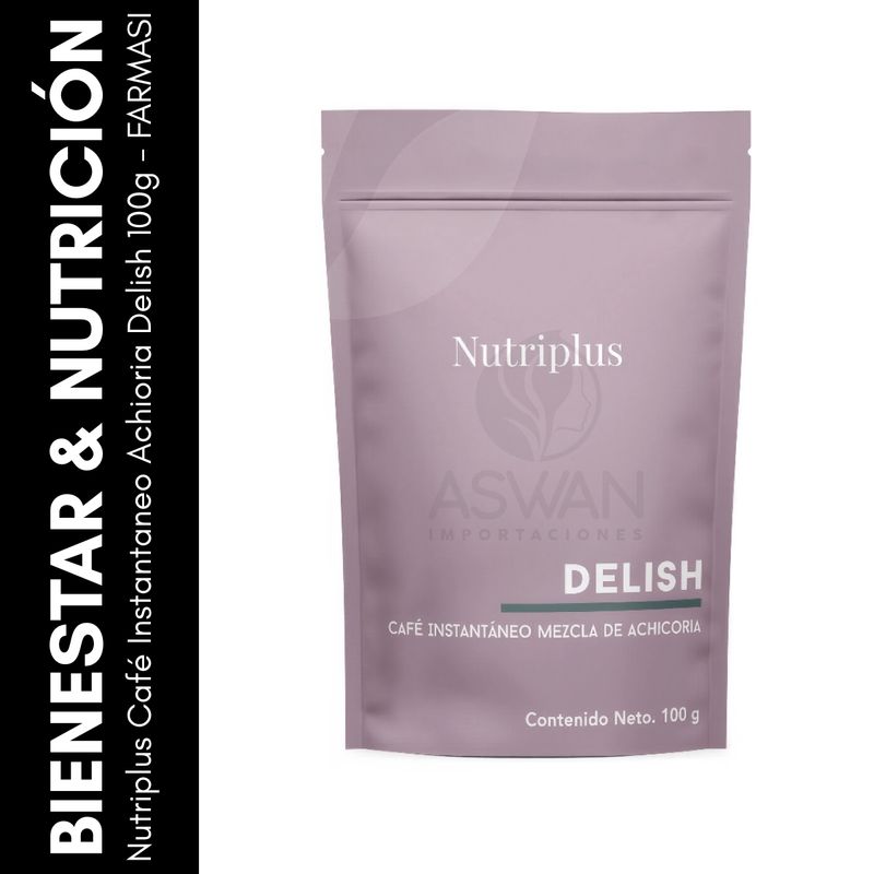 GENERICO - Nutriplus Café Instantaneo Achioria Delish 100g - FARMASI