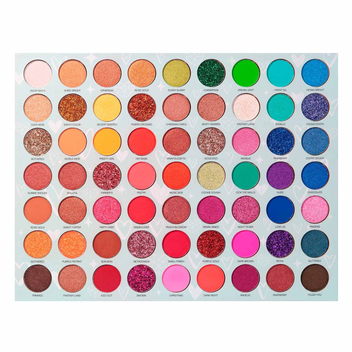 REVE'L PROFESSIONAL - EYESHADOW HATED PALETTE