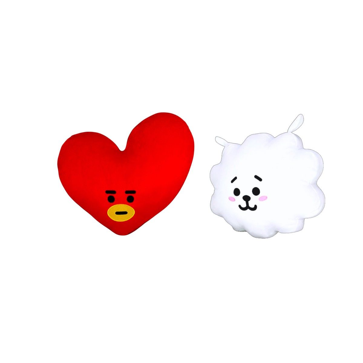 GENERICO - Pack 2 Almohada Cojín Bts Bt21 Tata RJ