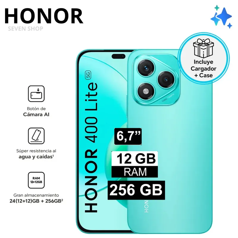HONOR - Celular Honor 400 Lite 5G 256GB 12gb Ram - GREEN