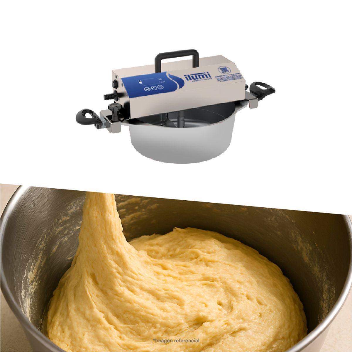 ILUMI - Olla Mezcladora Ilumi de 5 Litros rojo o gris