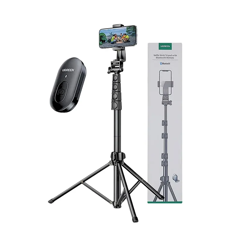 UGREEN - Tripode selfie stick 2 en 1 Bluetooth de 1.8 metros Ugreen LP680