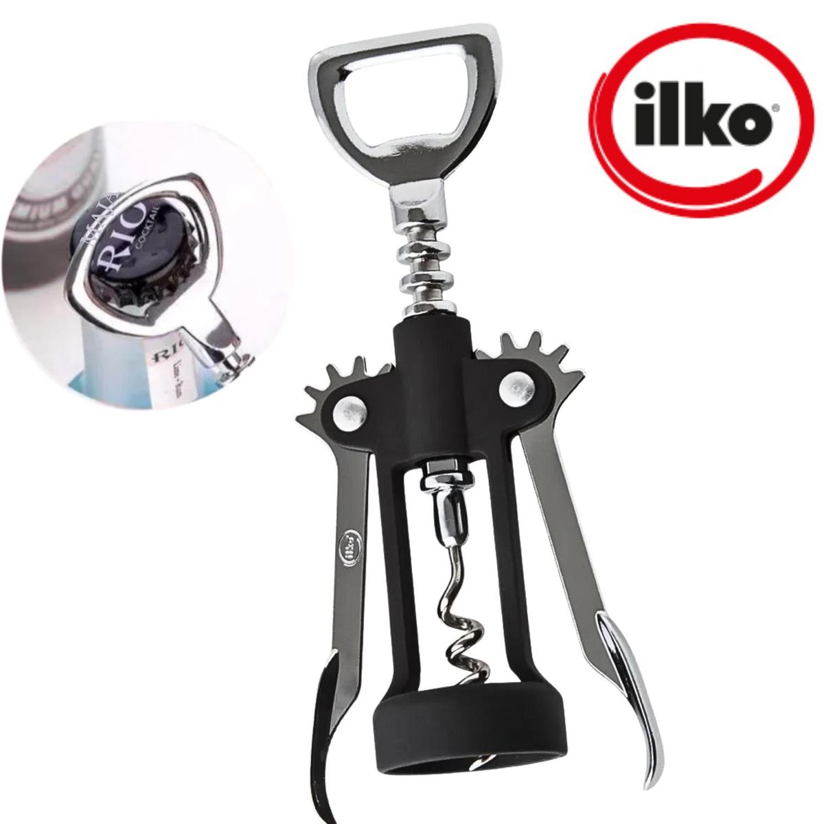 ILKO - Sacacorcho Doble Palanca Clasico - Ilko