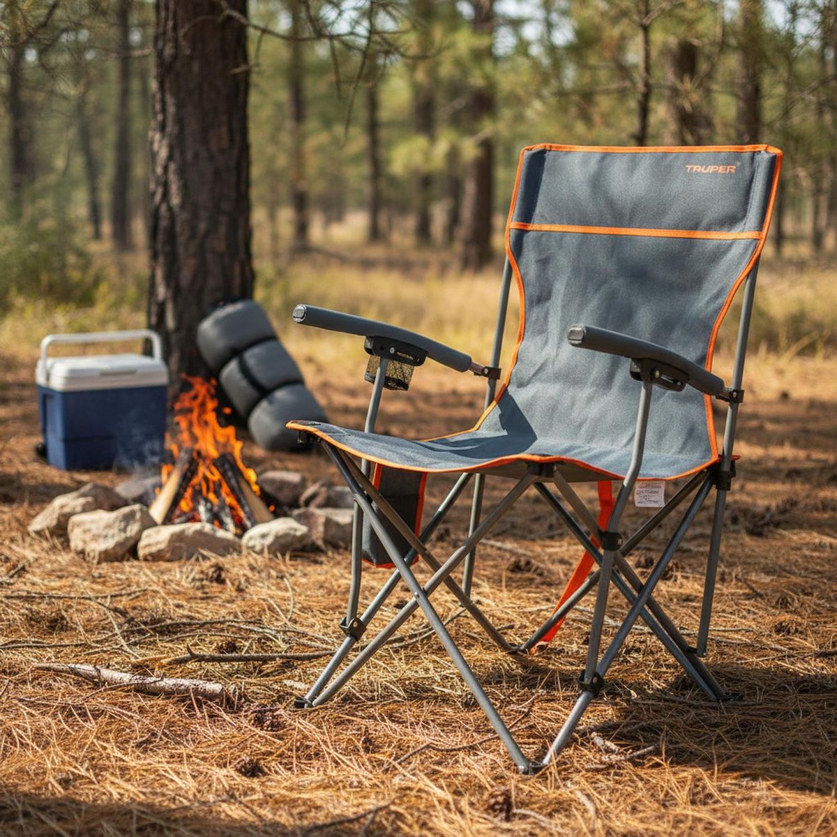 Truper - Silla Plegable Truper - Playa, Camping